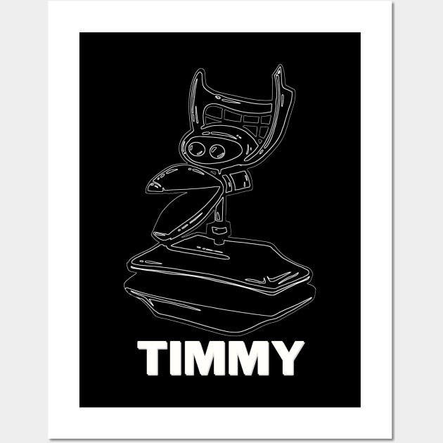 Timmy - Crow T Robot's Dark Specter Friend Wall Art by TJWDraws